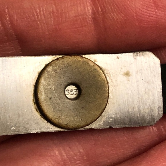 Silver Tone and Black Men’s Jesus Cross Bracelet - Picture 6 of 10